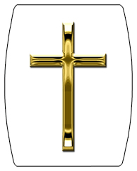 DAREC 510 GD WT Gold Single Cross White Background copy